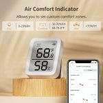 SwitchBot Thermometer Hygrometer, Bluetooth Indoor Humidity Meter for Home, Temperature Sensor with App Control, Large LCD Display, Notification Alerts, 2-Year Data Storage Export - Image 6